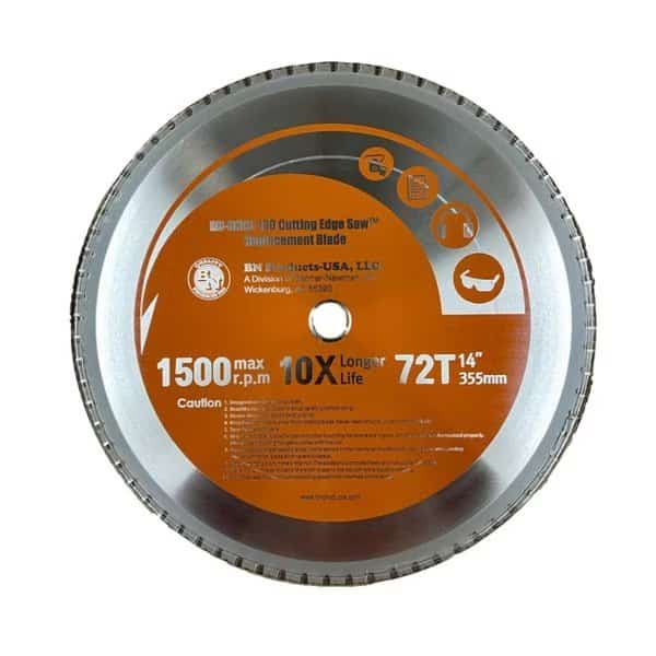 14-Inch Steel Cutting Blade, 1-Inch Arbor, 72-Tooth