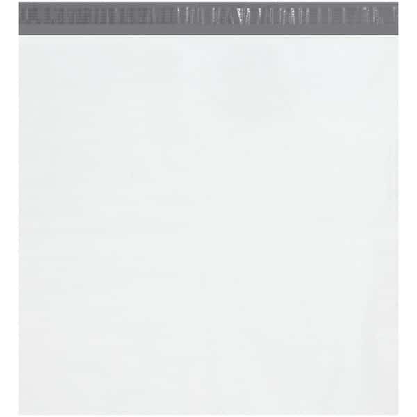 Poly Mailers with Tear Strip, 24" x 24", White, PK200