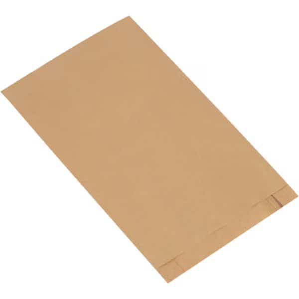 Gusseted Merchandise Bags, 10 x 2 x 15", Kraft, PK 1000