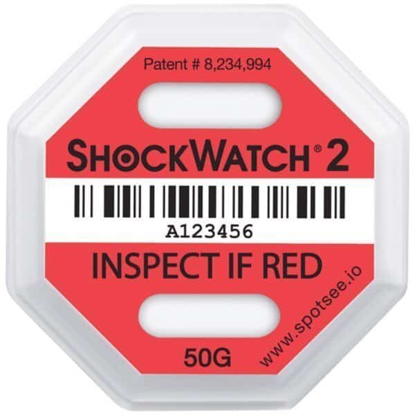 50G 2 Indicators, 3 3/4" x 3 3/4", Red, PK 50