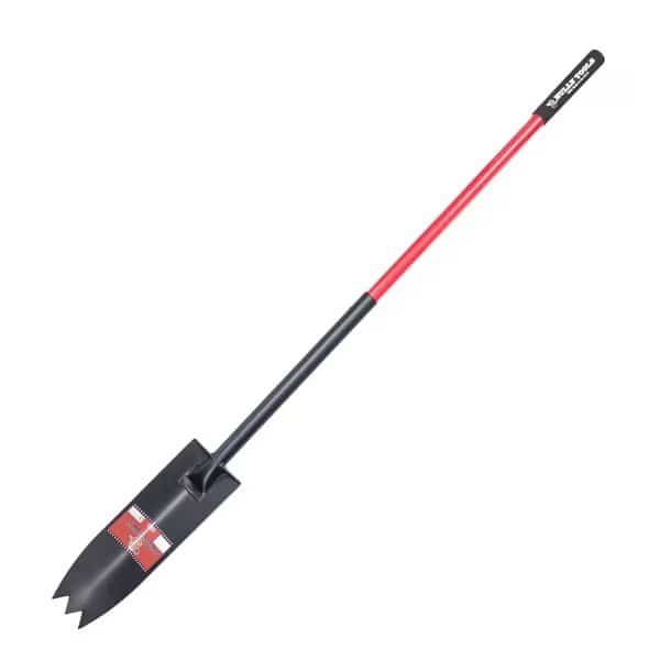 Round Point Shovel, Steel Blade, Fiberglass Handle