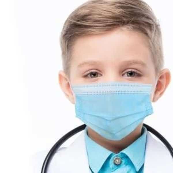 Kids Face Masks3Ply Blue Single Mask