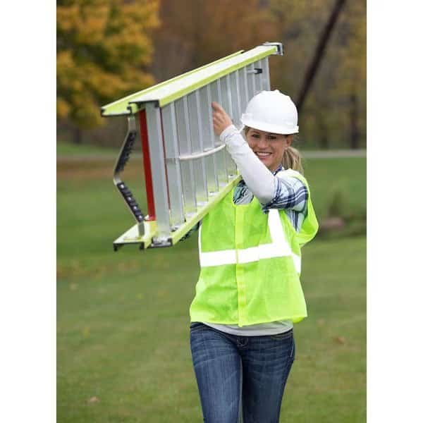 Professional Grade 28' FG NexGen FiberLite Extension Ladder - 1AA 375 lb.