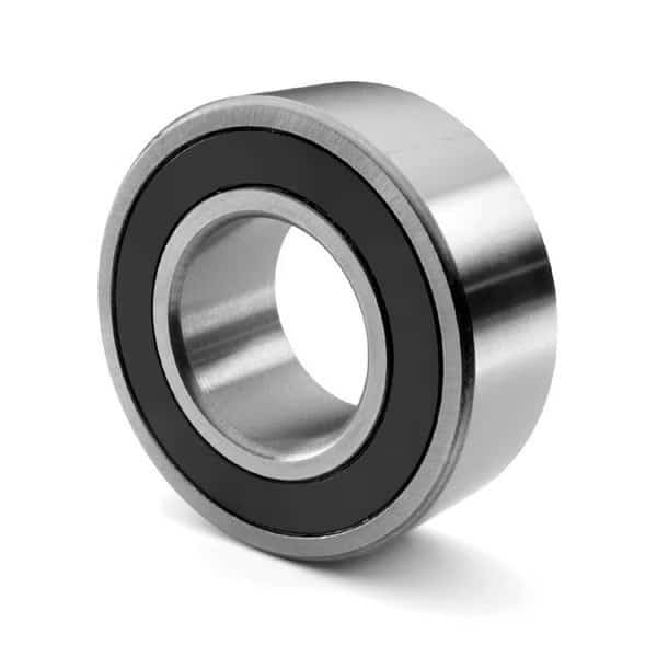 Double Row Angular Contact Ball Bearing, 2 Rubber Seals, 45mm Bore Dia., 85mm OD, 30.2mm Width