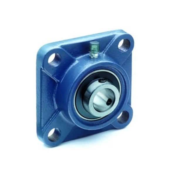 4 Bolt Flange Unit, Medium Duty, Wide Inner Ring Insert, Set Screw, 1.6875-in. Bore, 143mm L