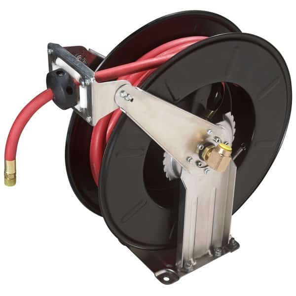 Air Hose Reel with Hose / 50 Feet / 300 PSI