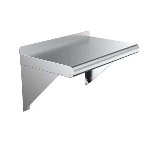 10 in. x 24 in. Stainless Steel Wall Shelf
