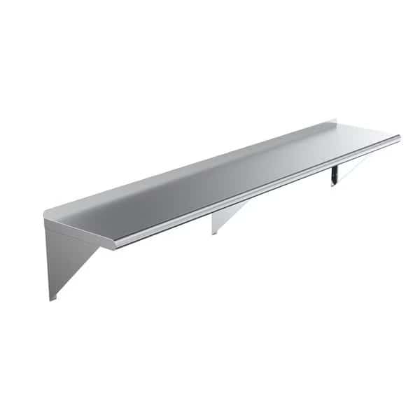 14 in. x 72 in. Stainless Steel Wall Shelf