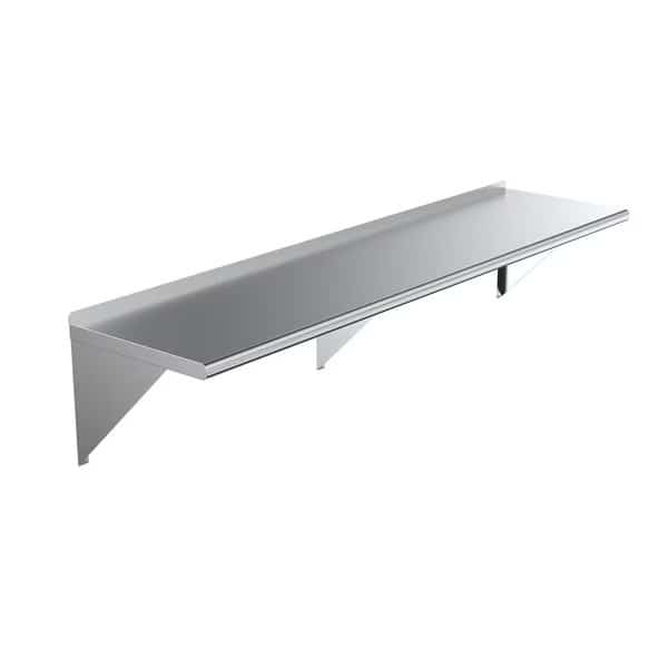18 in. x 72 in. Stainless Steel Wall Shelf