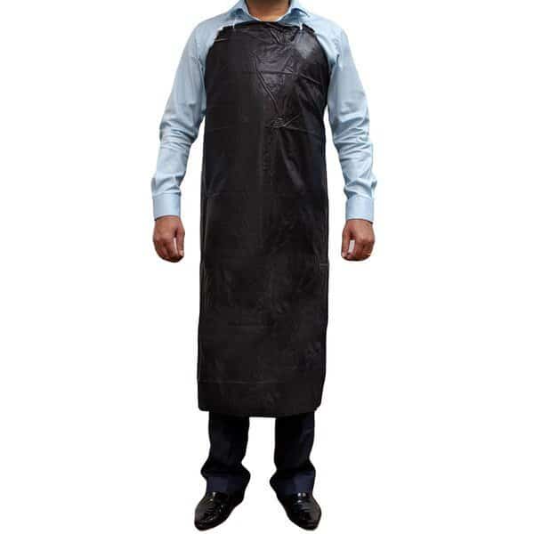 PVC Apron Prevent Bacterial Growth, Black, OSFM