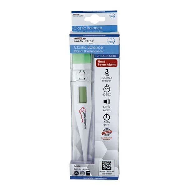 Classic Balance Digital Thermometer High Accuracy, Green