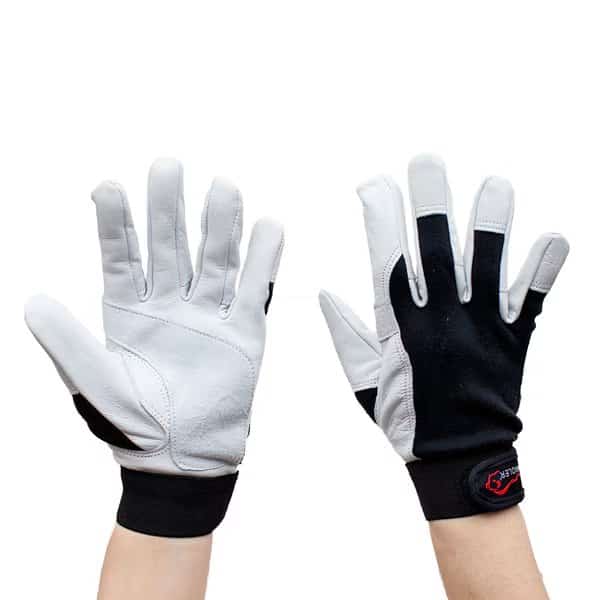 Keystone Reinforced Gloves, Red/Black, Small/Medium, PR