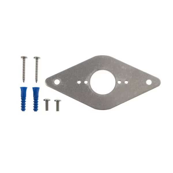 Hose Bibb Mounting Plate, Black Swan, Mfr#: 10080