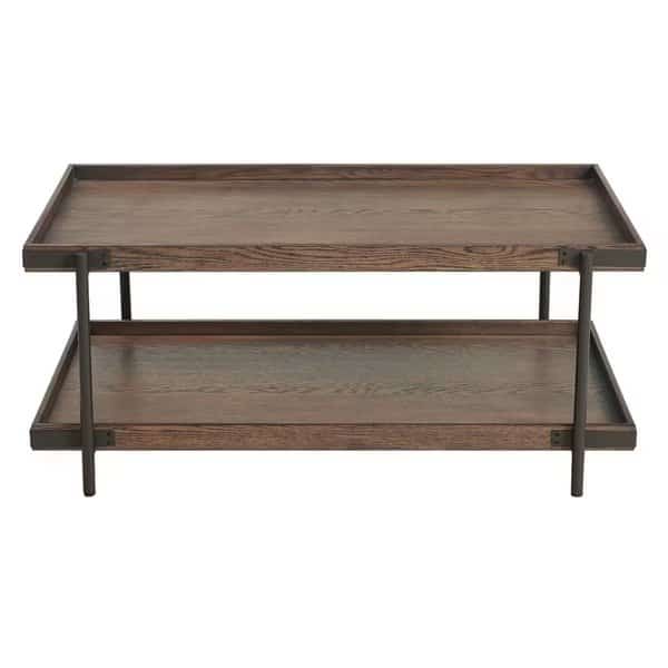 42 X 26 X 18, Oak Top, Rustic Brown