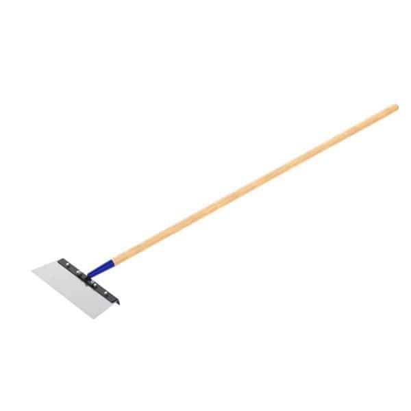 Bon 15-362 Floor Scraper, Steel Blade, 18", 60" Wood Handle