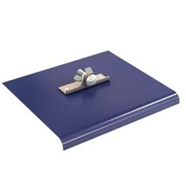 Walk Edger, Blue Steel 9" X 8", 1/2" Radius 5/8" Lip