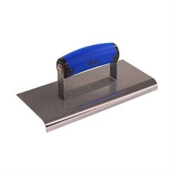 Edger, SS, 9" X 4", 1/2" Radius X 5/8" Lip Comfort Grip Handle