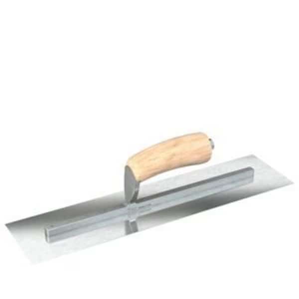 Bon 66-312 Finish Trowel, Square, Razor Stainless, 16 X 4, Wood