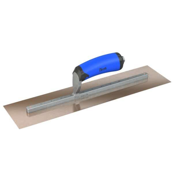 Finish Trowel, Square, Golden Stainless, 16 X 4, Comfort Grip