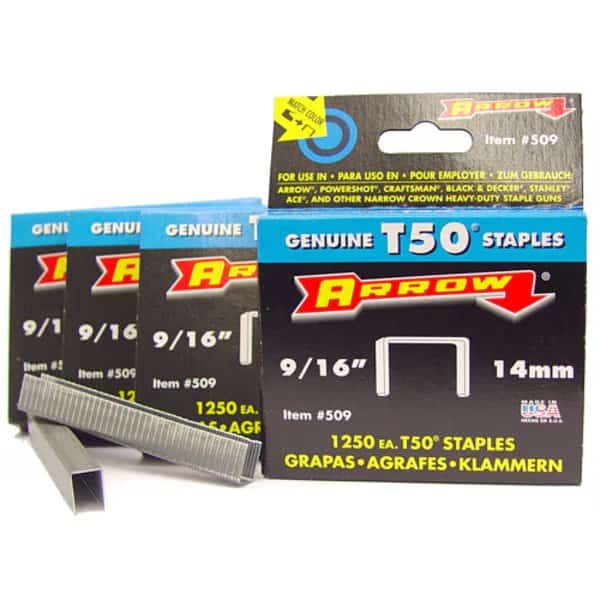 Bon 84-448 Staples For Tacker, 9/16 5000/Pkg 4at 1250
