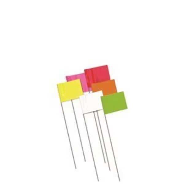 Marking Flags 2.5" X 3.5" X 21" Fluorescent Orange(1000/Pkg)