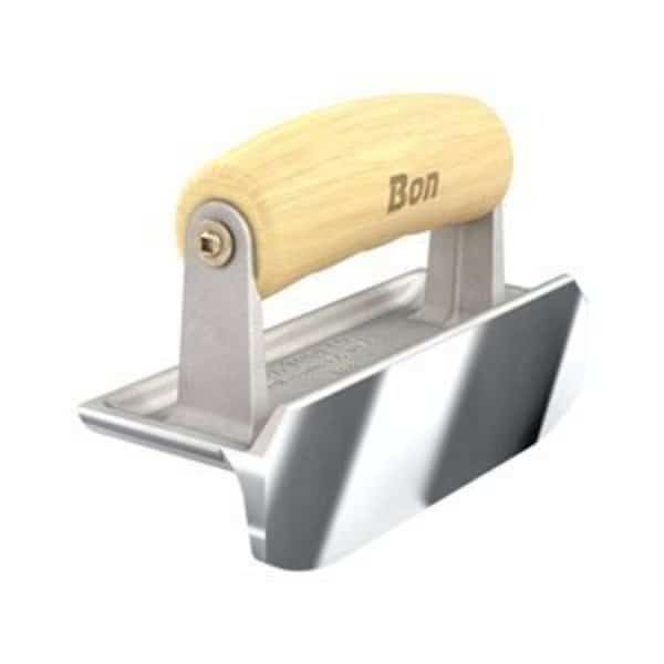 Edger, Bulletstainless Steel 6" X 2 1/4" Lip 1" X 1/4" Wood Handle