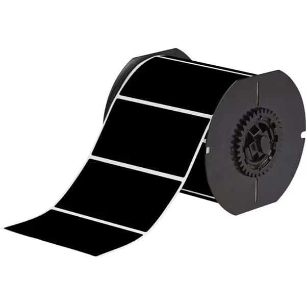 B33 Series Weather Resistant Outdoor Polyester Labels 2 in H x 4 in W BK 750/RL