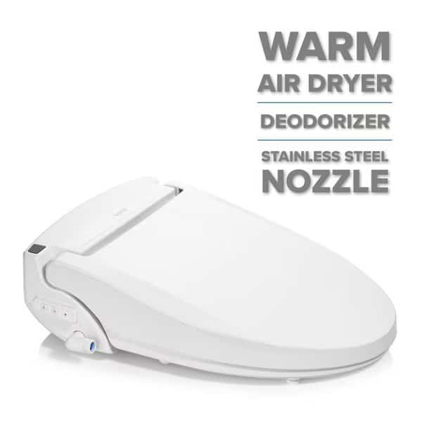 Swash Select DR802 Bidet Seat with Warm Air Dryer and Deodorizer, Round White