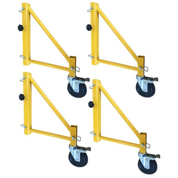 Scaffolding Outriggers 18" with Casters, 4 Pcs.