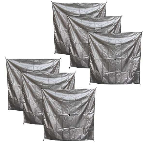 Solid Side Pieces for Screened Pop Up Shade Tent - 6 Sections