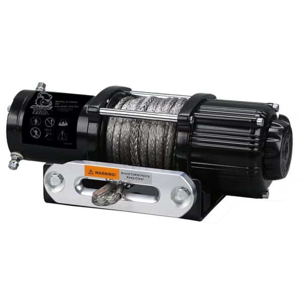 3500lb ATV/UTV Winch Synth Rope, Alu Frld, Mnt Chnl