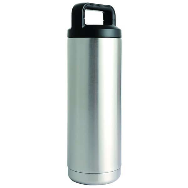 18oz 304 Stainless Drink Bottle w/Screw-on Finger Hold Lid