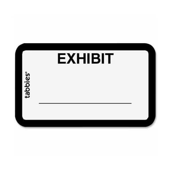 LEGAL EXHIBIT LABELS, EXHIBITin, 252PK