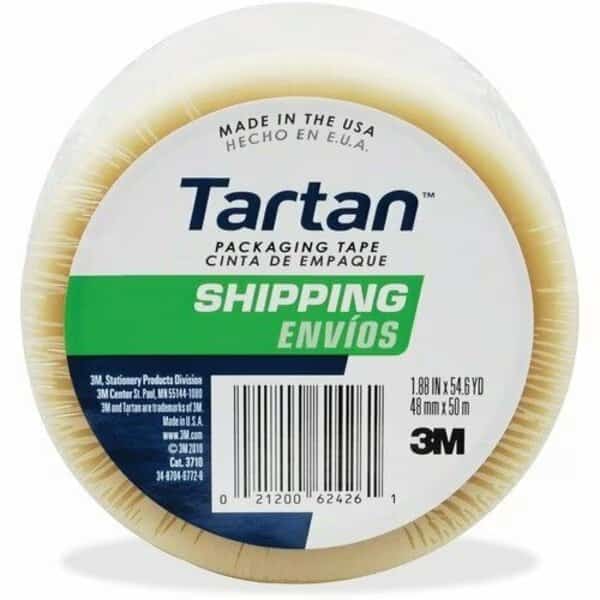 Tape, Pkg, Tartan, 1.88X54.6Yd