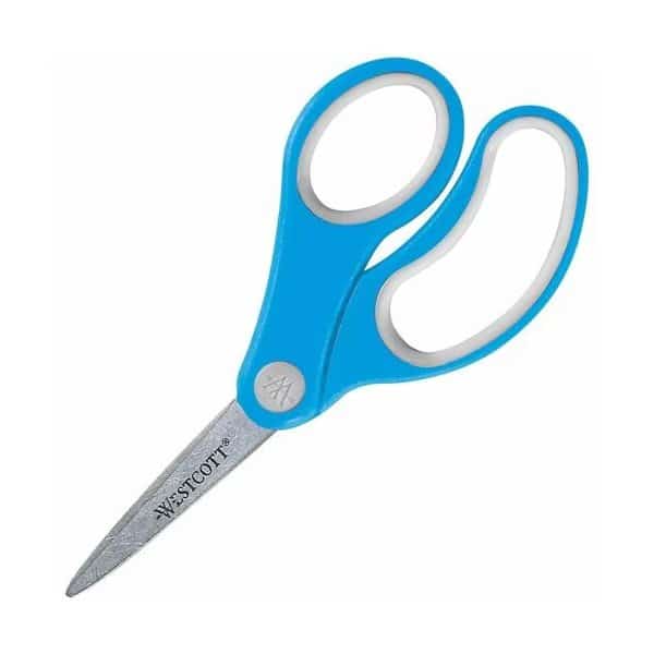 SCISSORS, POINT, SFT HNDL, 5in