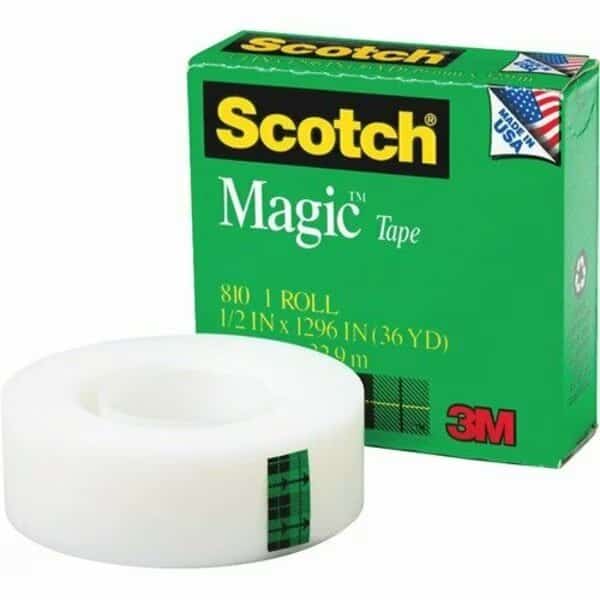 Tape, Roll, Invis, 1/2X1296in, 12PK