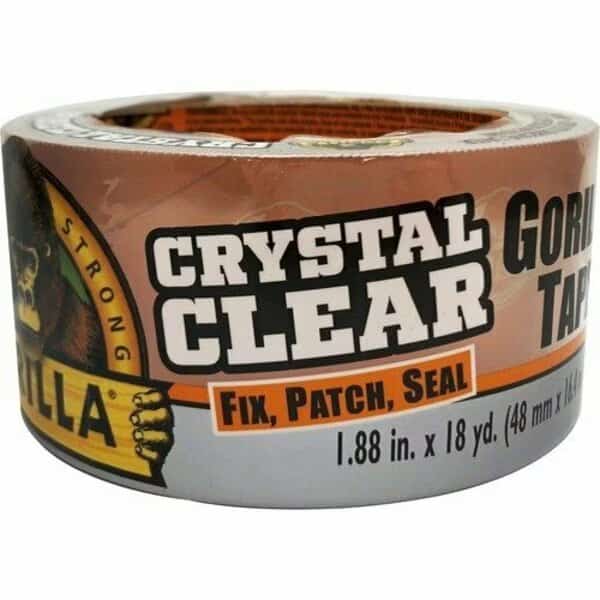 TAPE, CRYSTAL CLEAR, 18YD