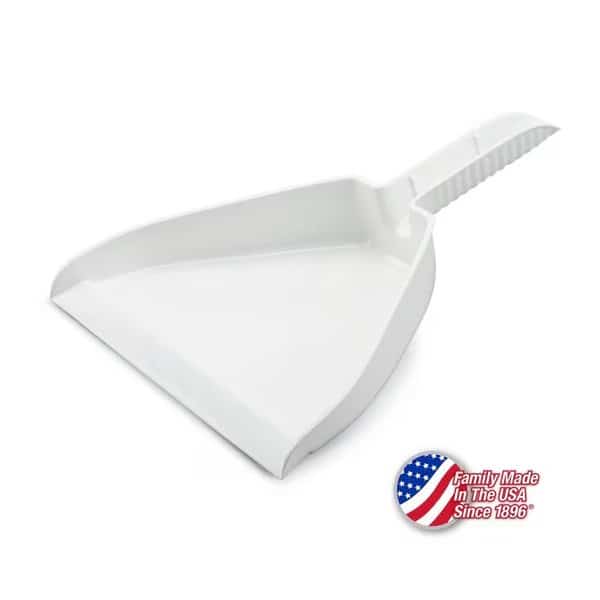 10 Small Scoop Dust Pan, White, 12PK