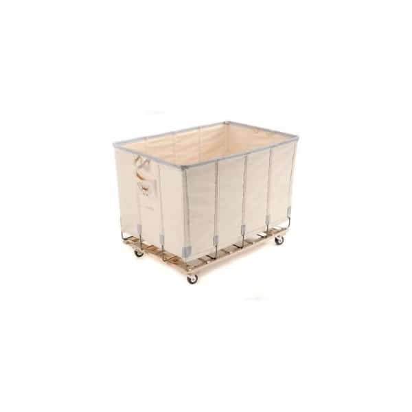 Dandux Canvas Basket Bulk Truck 18 Bushel - White