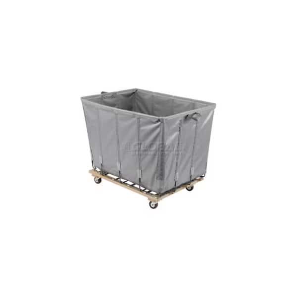 Dandux Vinyl Basket Bulk Truck 400720G10A-3S 10 Bushel - Gray