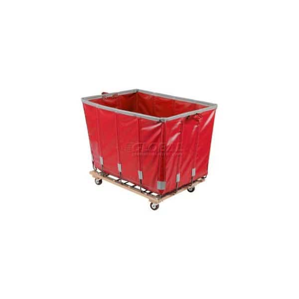 Dandux Vinyl Basket Bulk Truck 400720G20R-3S 20 Bushel - Red