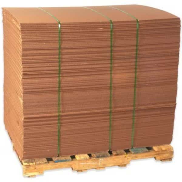 Double Wall Corrugated Sheets, 36L x 36W, Kraft, PK5