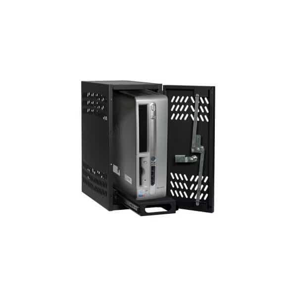 Datum Small Hanging CPU Locker, Black