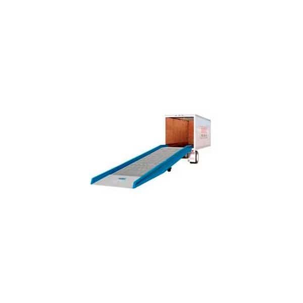 BluffÂ 16SYS7036L Steel Yard Ramp Forklift Dock Ramp 36'L x 70"W 16,000 Lb W/ Ramp Clamps