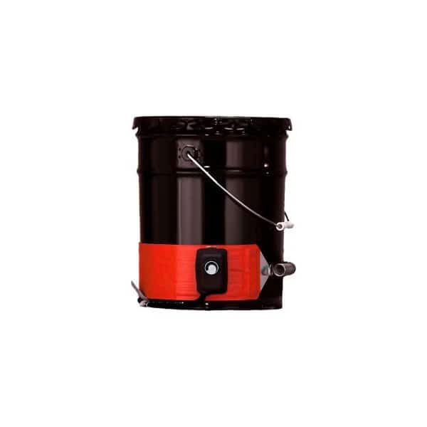 BriskHeat Silicone Rubber Pail Heater For 5 Gallon Steel Pail, 50-425F, 120V