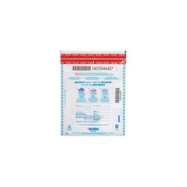FraudStopper Tamper Evident Deposit Bag 9W x 12H Clear 100/Pack