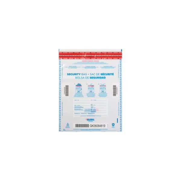 FraudStopper Tamper Evident Deposit Bag 12W x 16H Clear 100/Pack