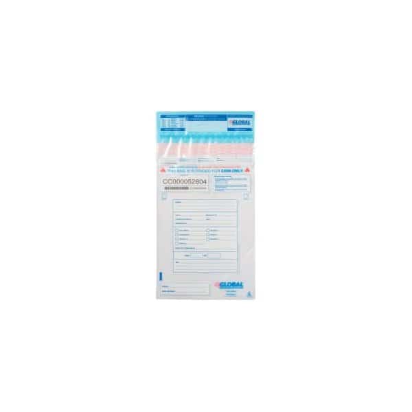 MasterCoin Coin Bag W/ Reinforced Handle 12W x 19H Clear 100/Pack