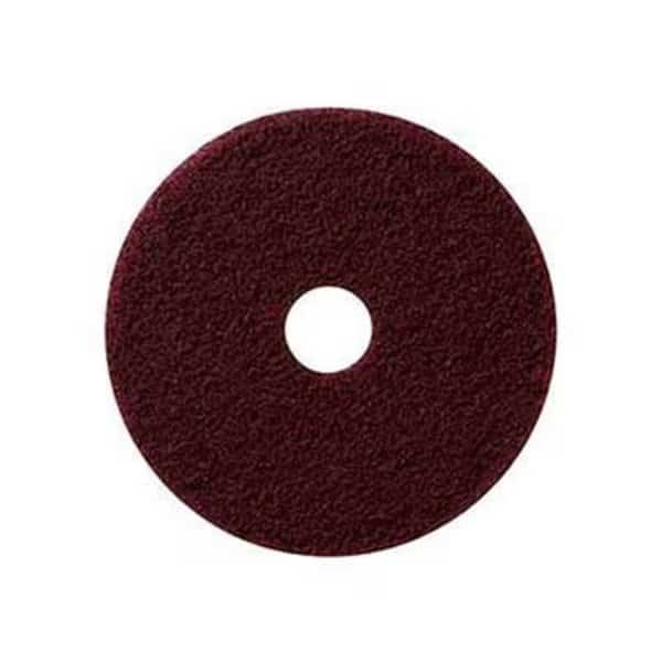 Global Industrial 18in Stripping Pad Purple 5 Per Case