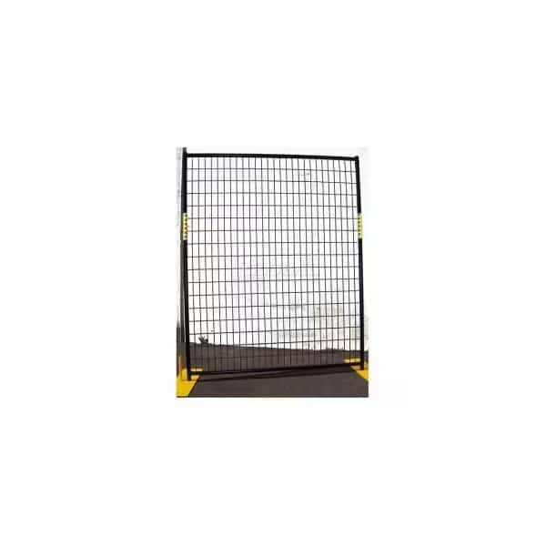 Welded Wire Black Powder Coat Fence - 5'Wx6'H 4 Panel Kit